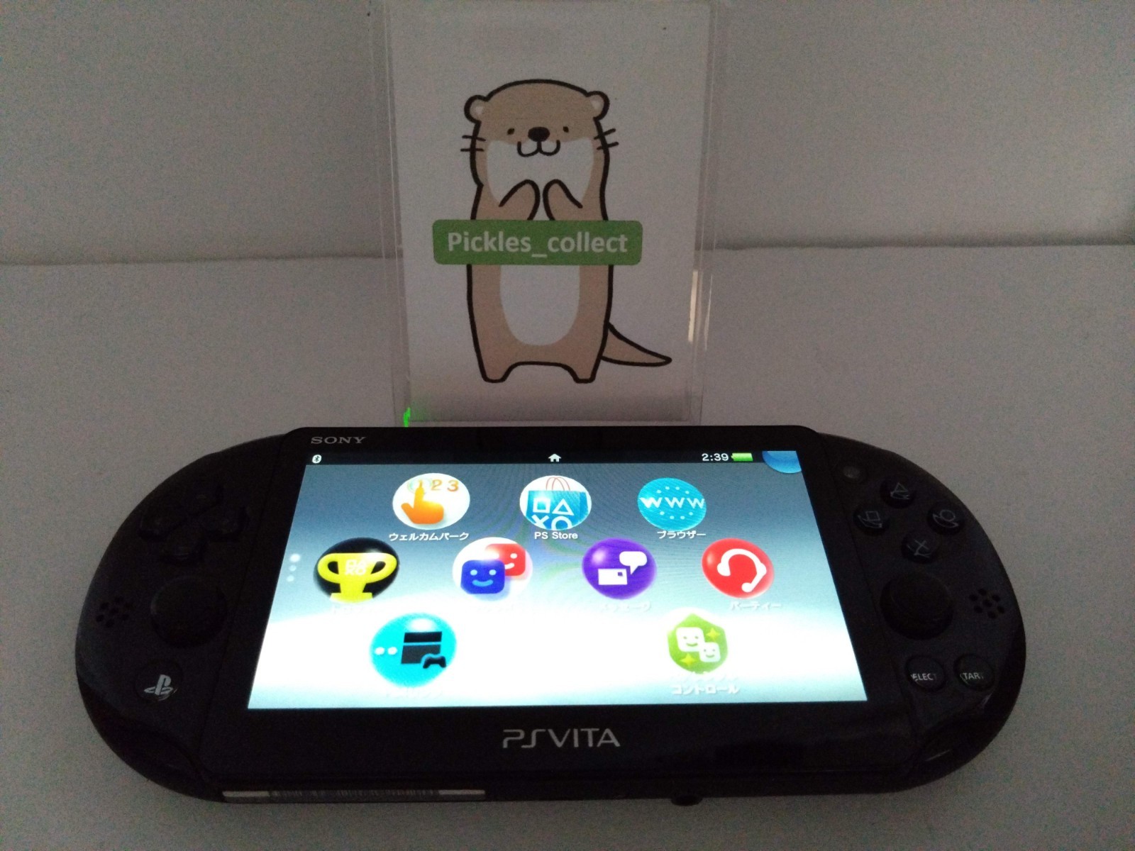 PS Vita Black PCH 2000 ZA11 Console only PSV Tested Sony 0529B