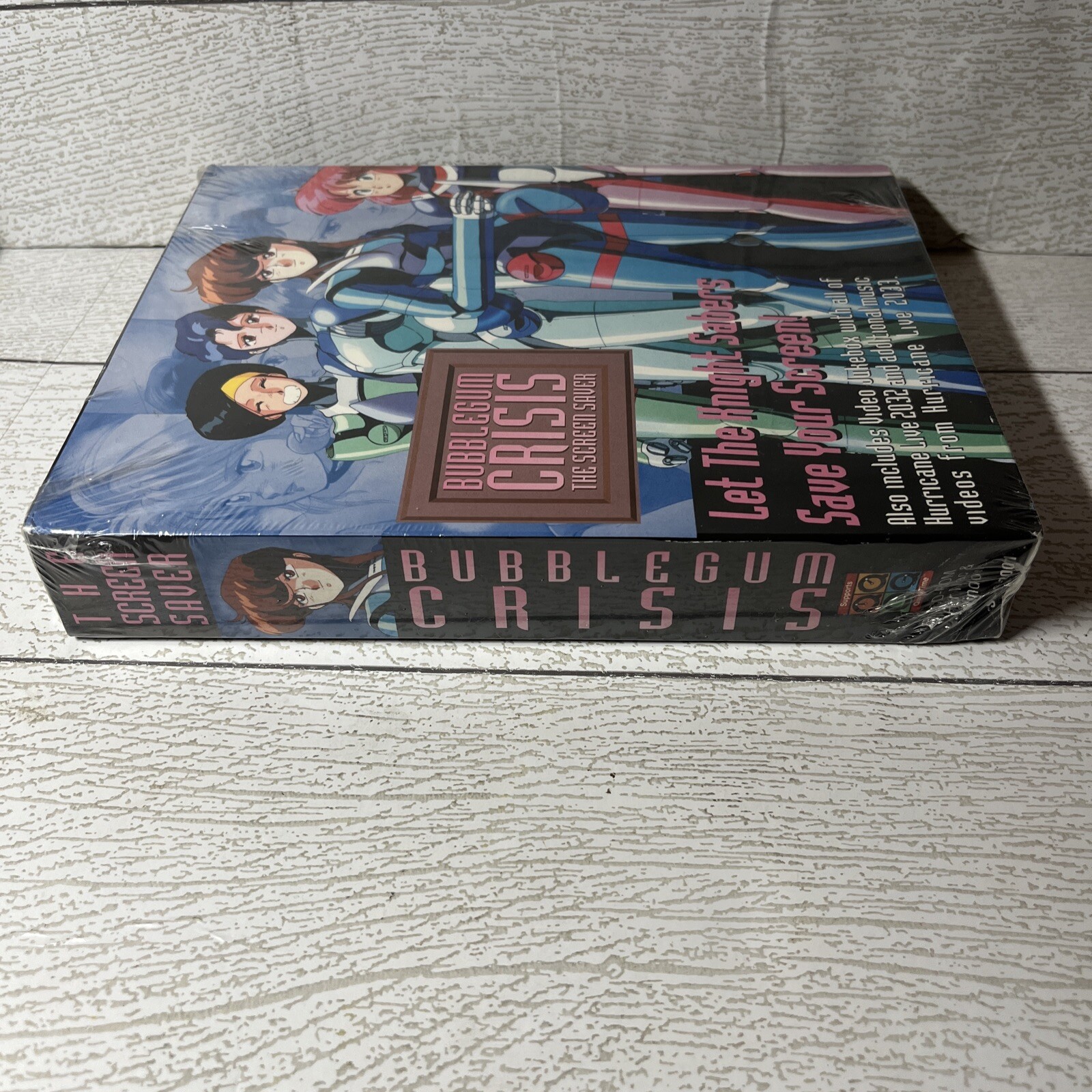VTG Bubblegum Crisis Screen Saver Sealed PC/Mac CD-ROM 90s Anime Cyberpunk HTF