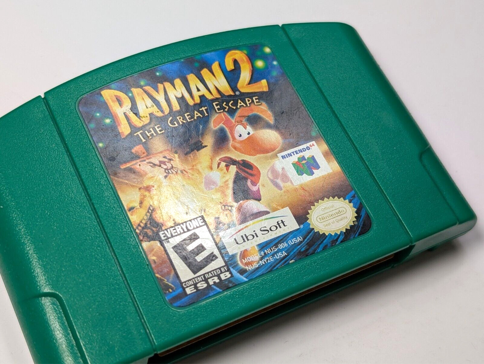 Rayman 2 The Great Escape Nintendo 64 N64 with manual authentic