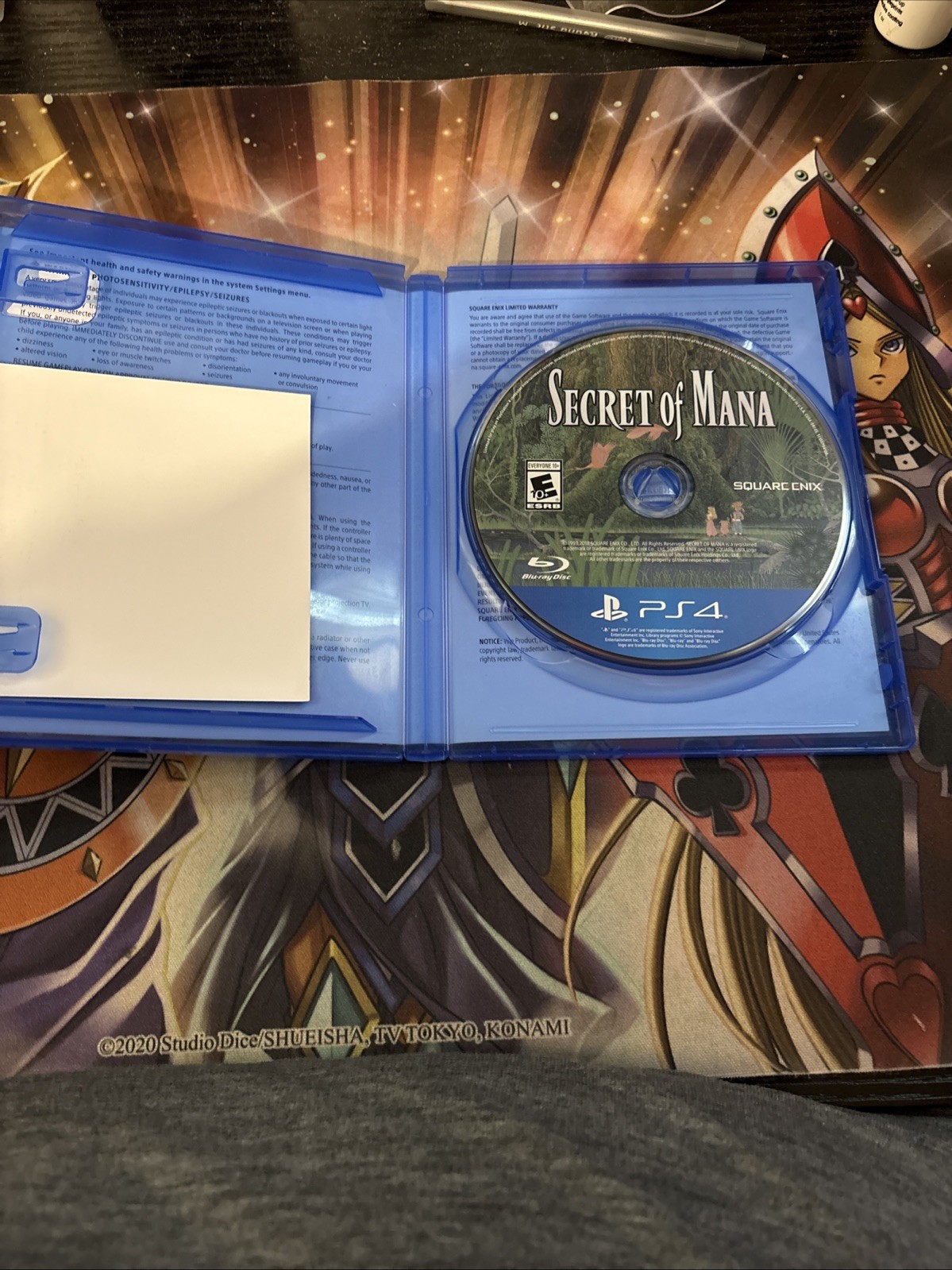 Secret of Mana (Sony PlayStation 4, 2018) PS4 Video Game Tested