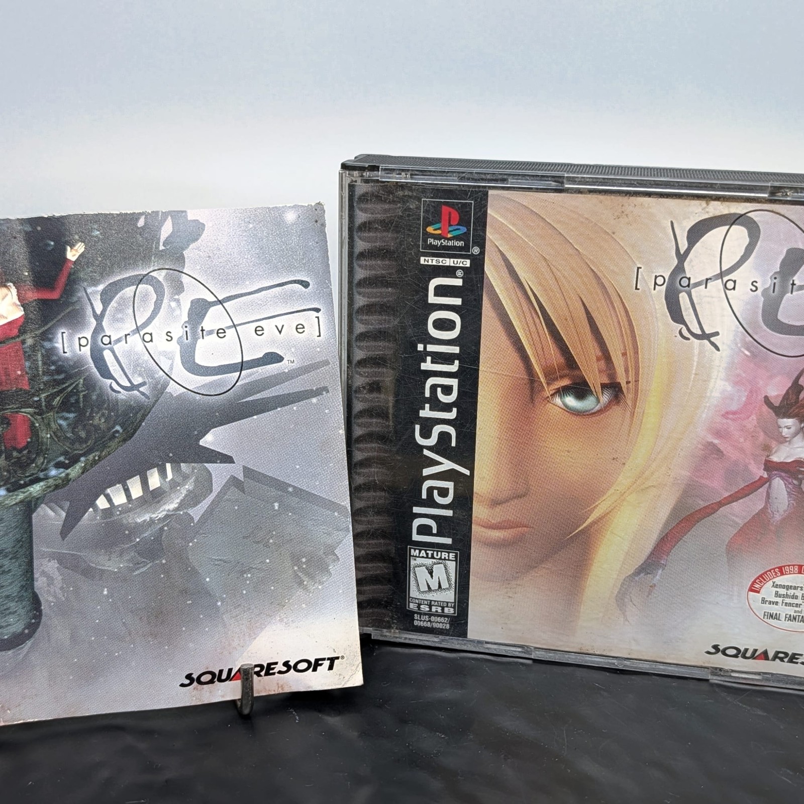 Parasite Eve PS1 PlayStation Squaresoft 3-Disc Black Label Complete CIB ð®
