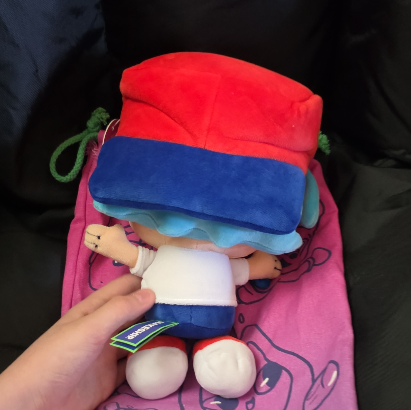 Makeship Friday Night Funkin’ Boyfriend Plush w/ Drawstring Bag (2024)