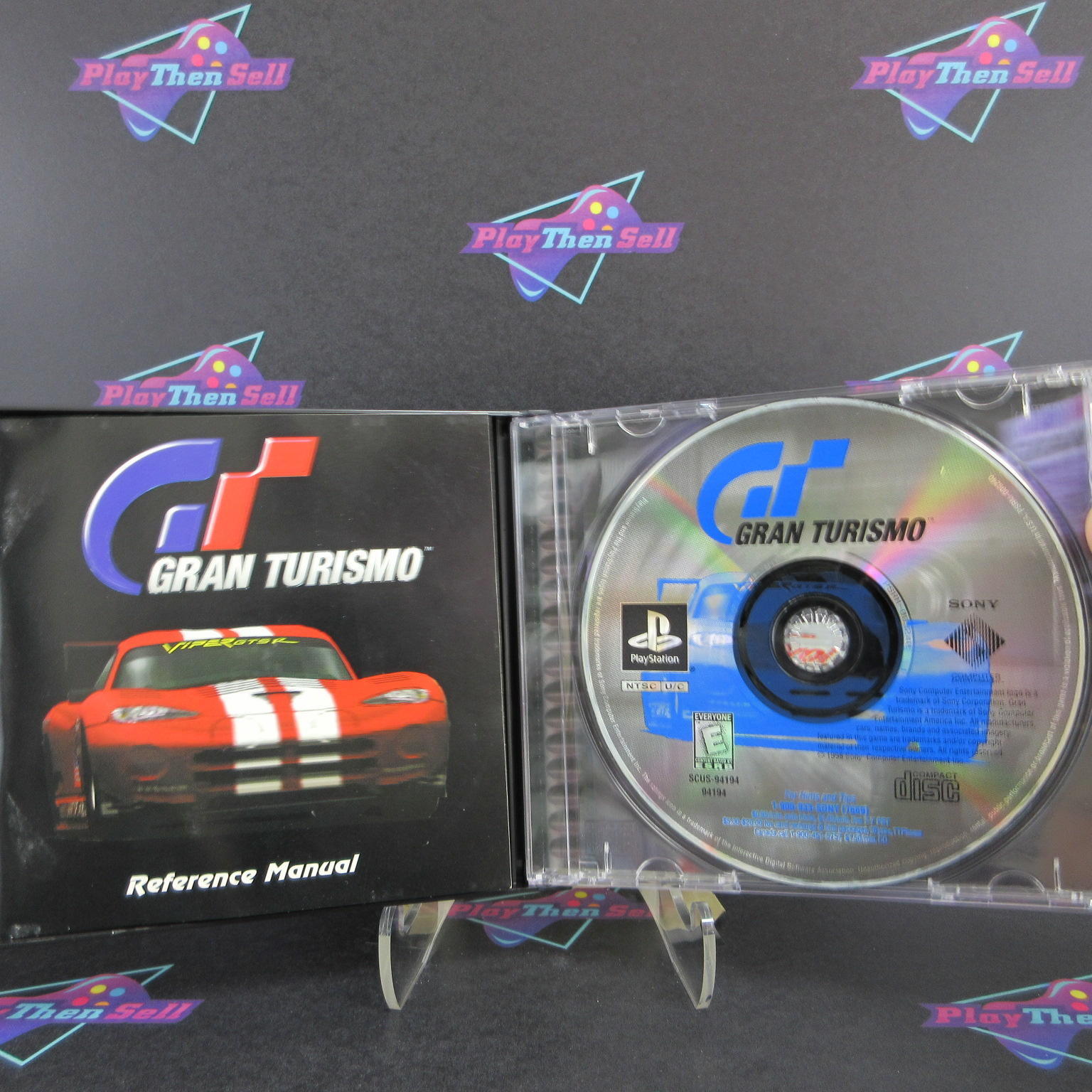 Refurbished Gran Turismo PS1 PlayStation 1 Black Label Complete – Excellent Cond