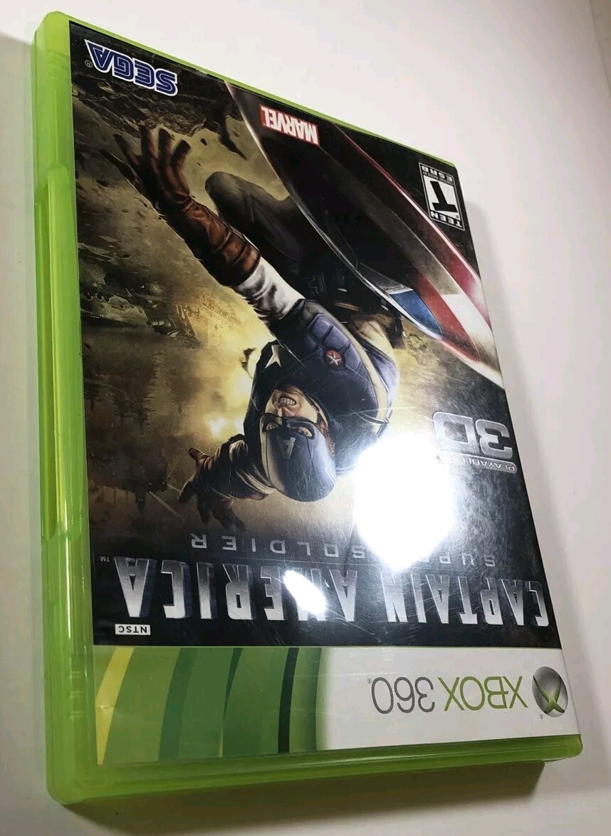 Captain America: Super Soldier (Microsoft Xbox 360, 2011) Tested, Guaranteed.