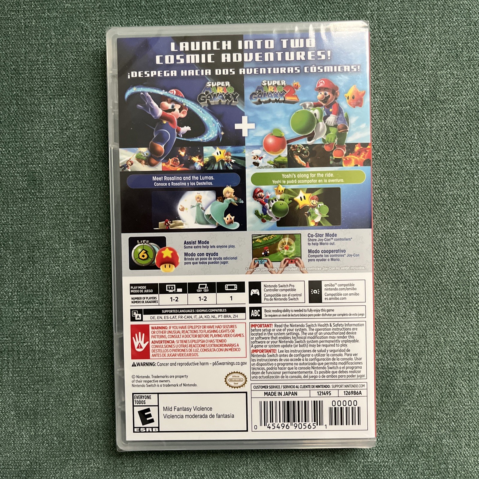 Super Mario Galaxy + Super Mario Galaxy 2 – Nintendo Switch — !BRAND NEW!