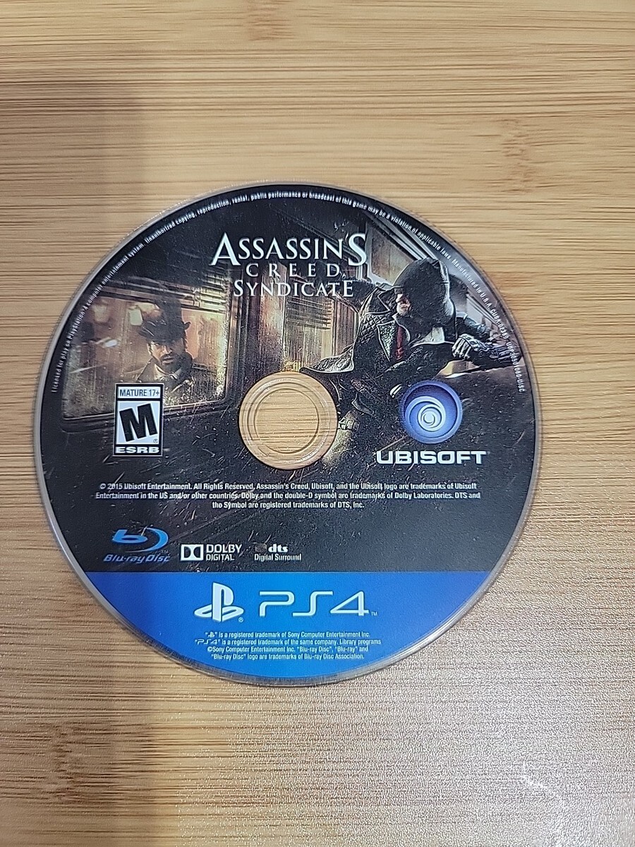 Assassin’s Creed Syndicate PS4 PlayStation 4 Gold Edition – Case and Disc Tested