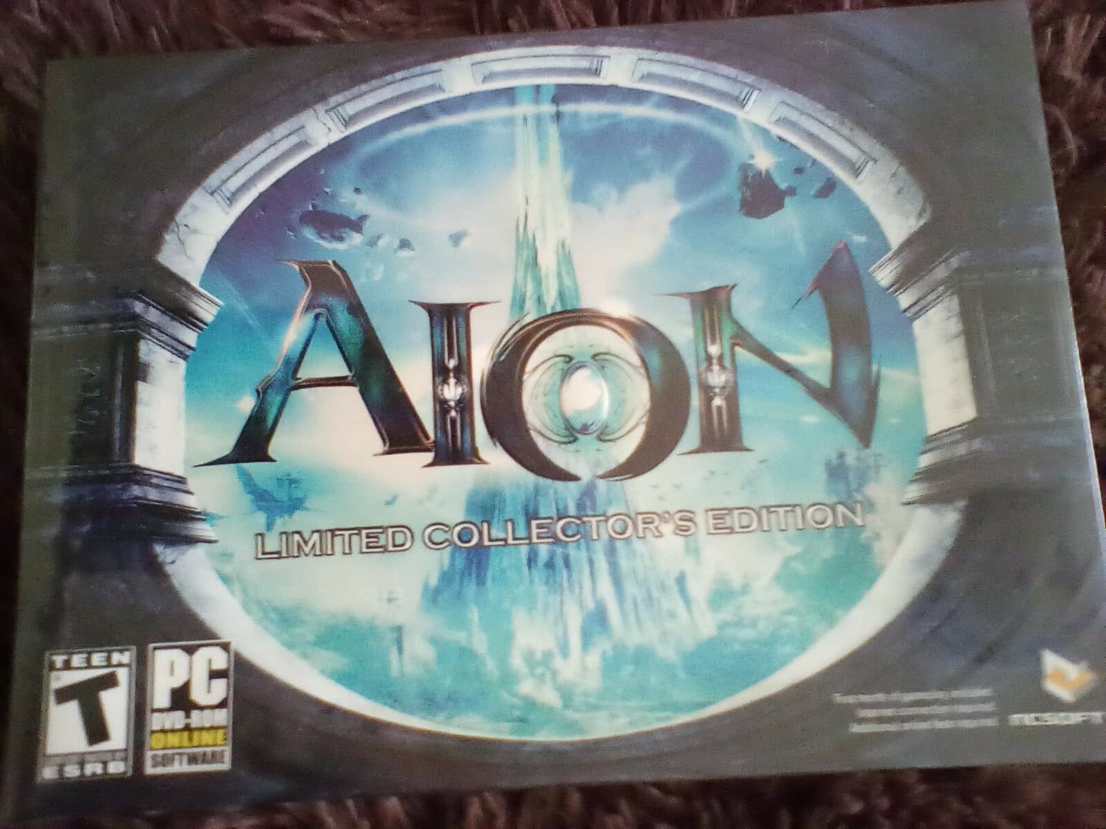 Aion PC Video Game, Limited Collector’s Edition, Played Once, No Codes