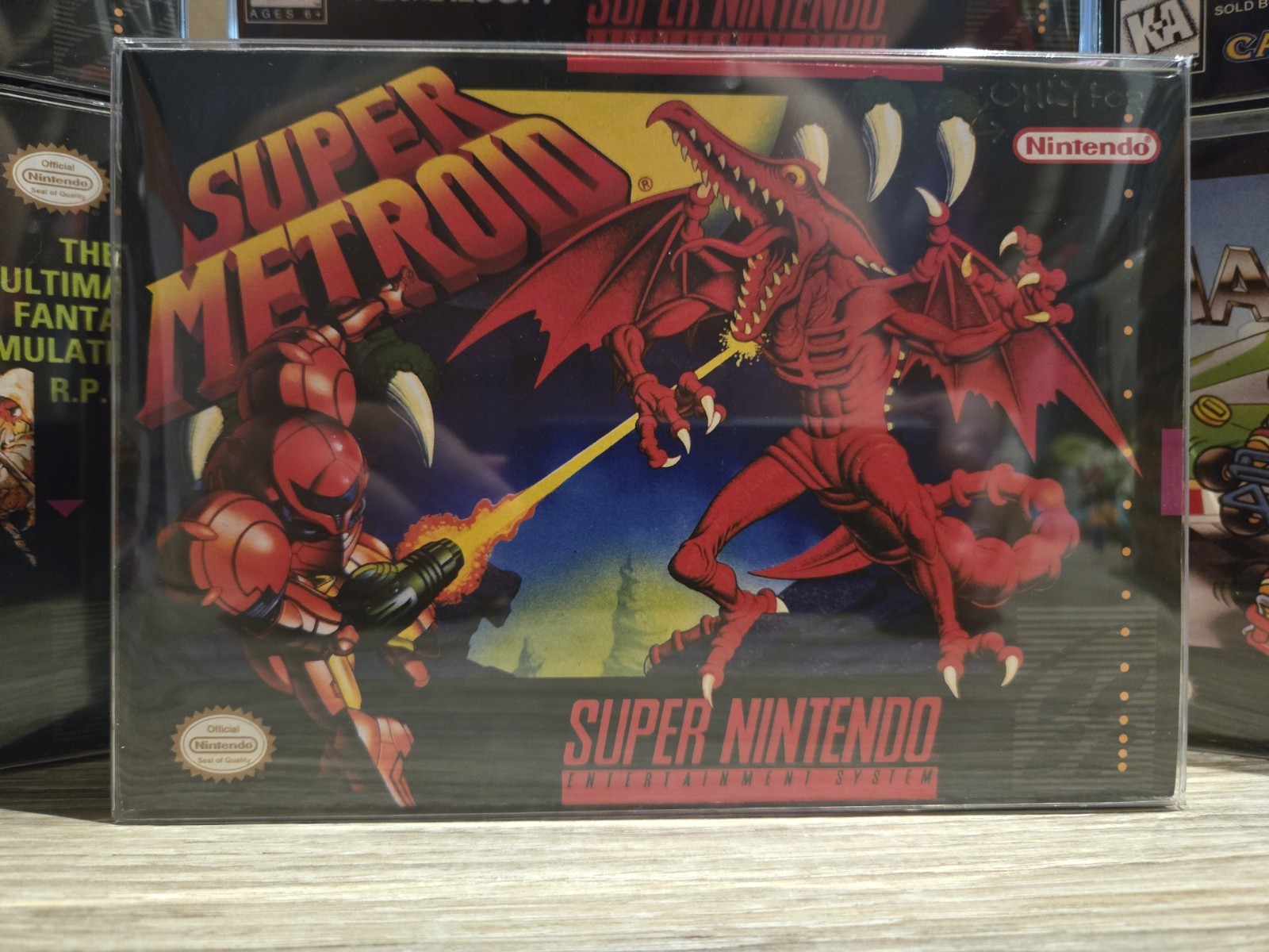 Super Metroid – SNES – Replacement Box READ DESCRIPTION