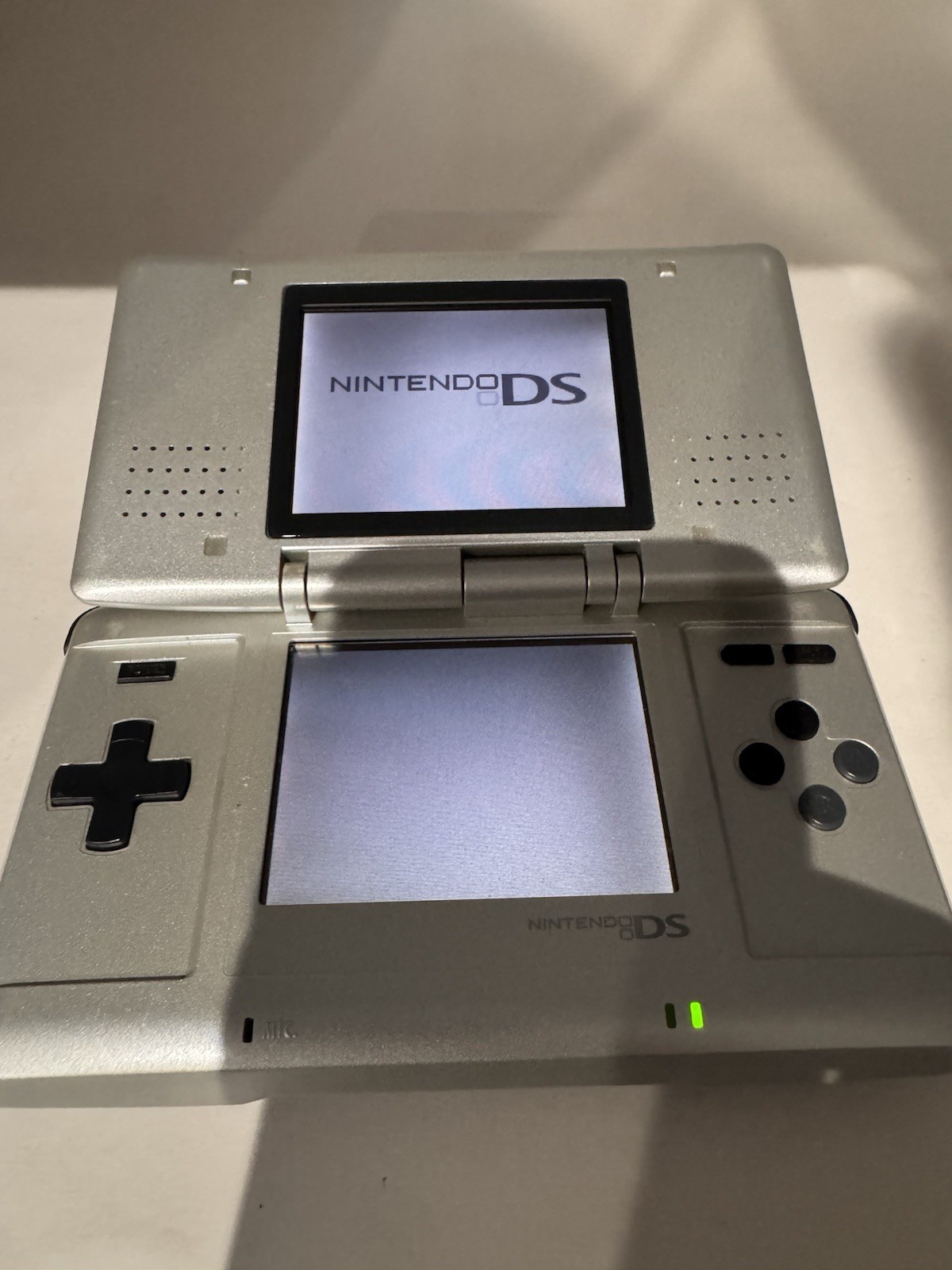 Nintendo DS Original NTR-001 Platinum + 2 Games Bundle Tested w/ Stylus