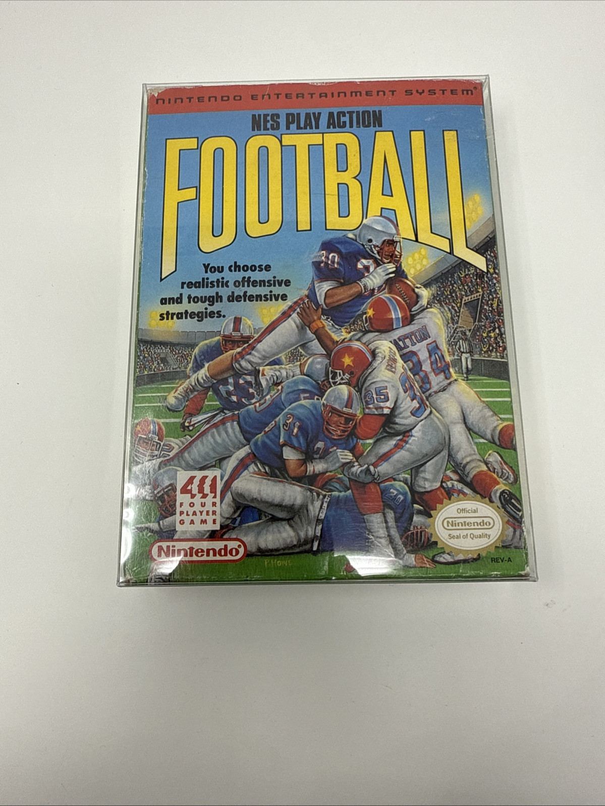 Play Action Football NES CIB Nice Shape! Fast Free Shipping!