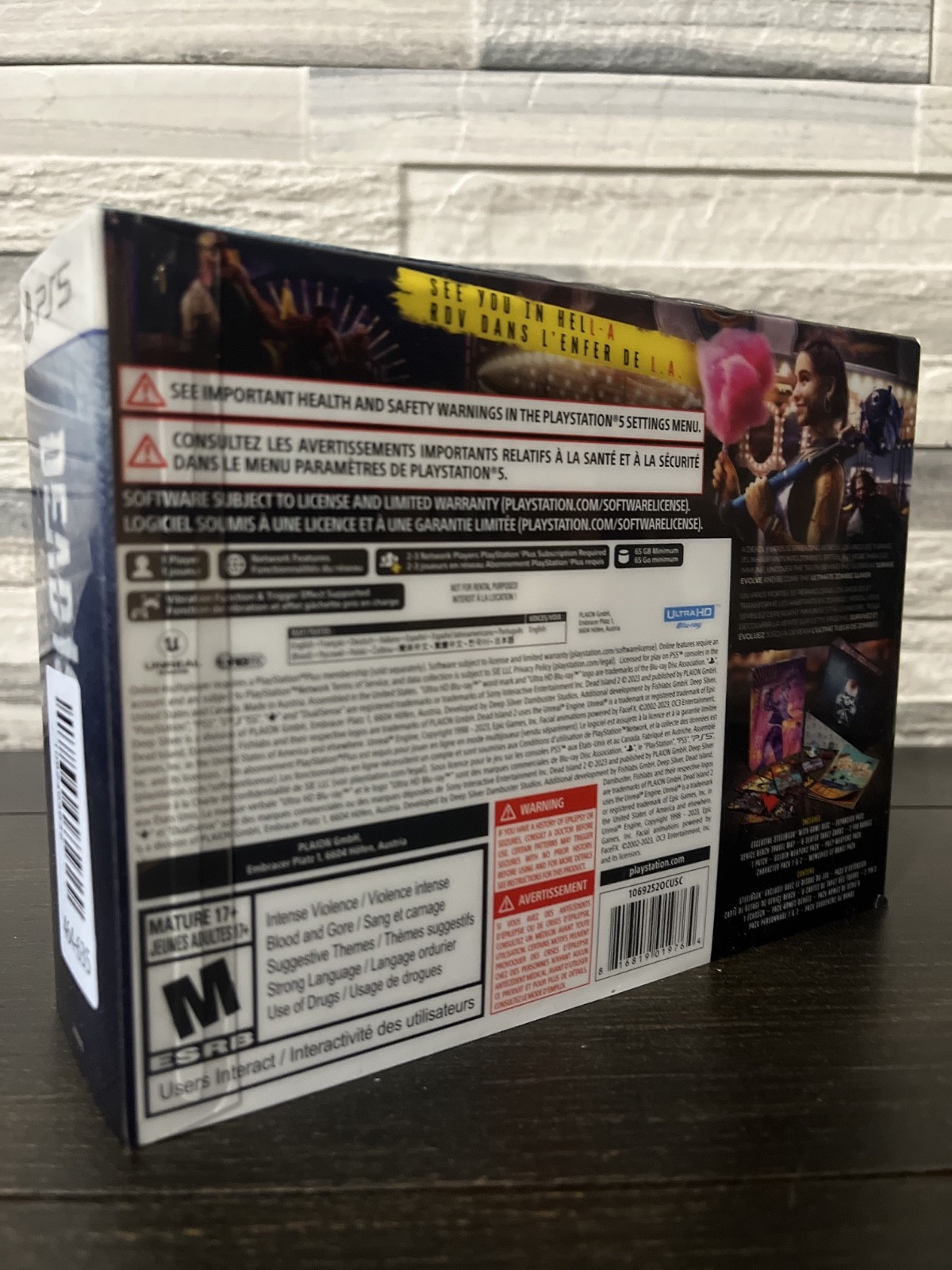 Dead Island 2 HELL-A Edition PS5 Open Box Complete Unopened Contents