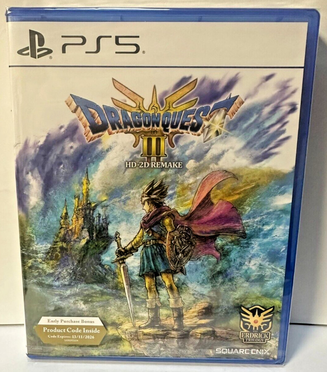 Dragon Quest III HD-2D Remake PS5 Brand New Factory Sealed Game (2024 RPG)