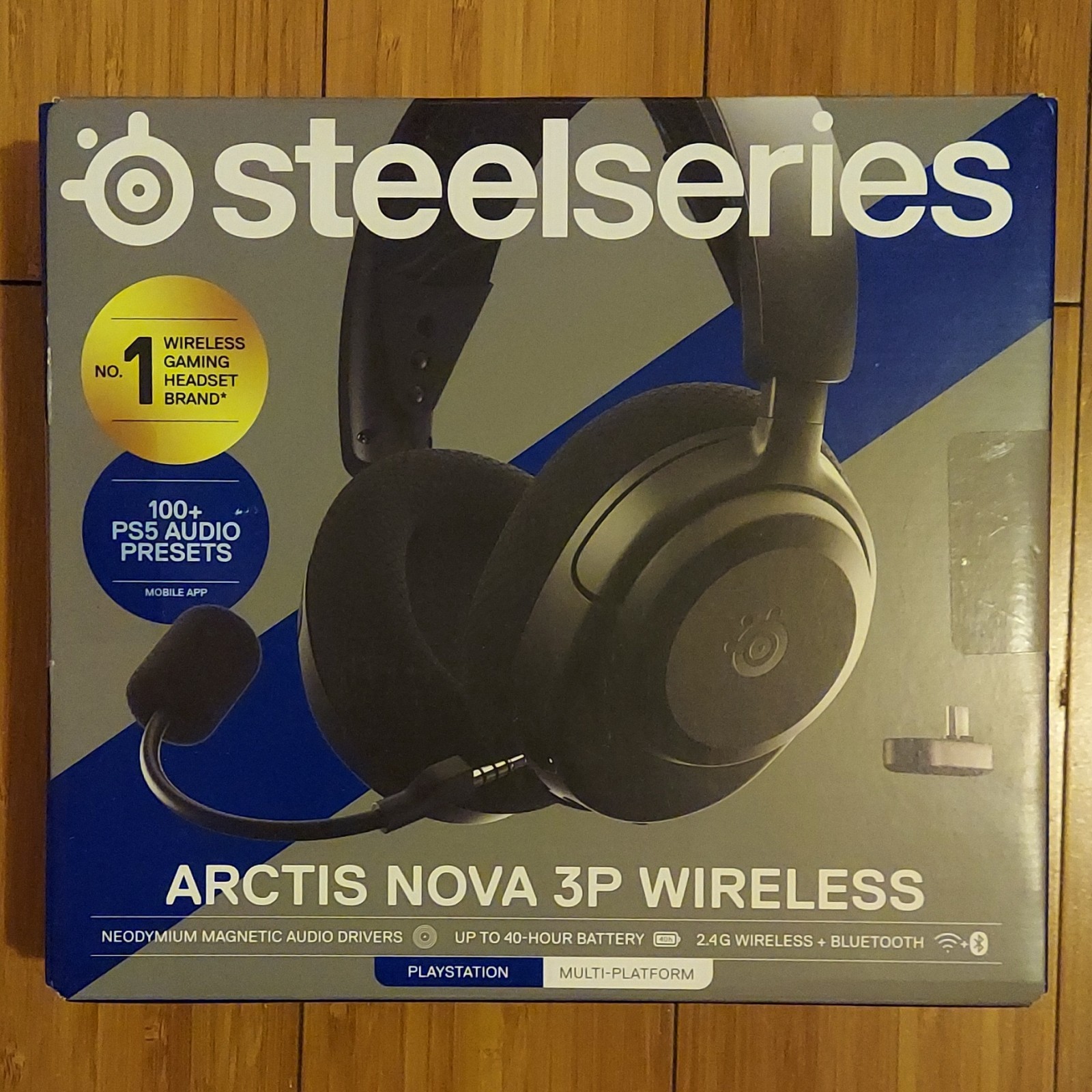 SteelSeries Arctis Nova 3P Wireless Headset 2.4GHz + Bluetooth PS Black