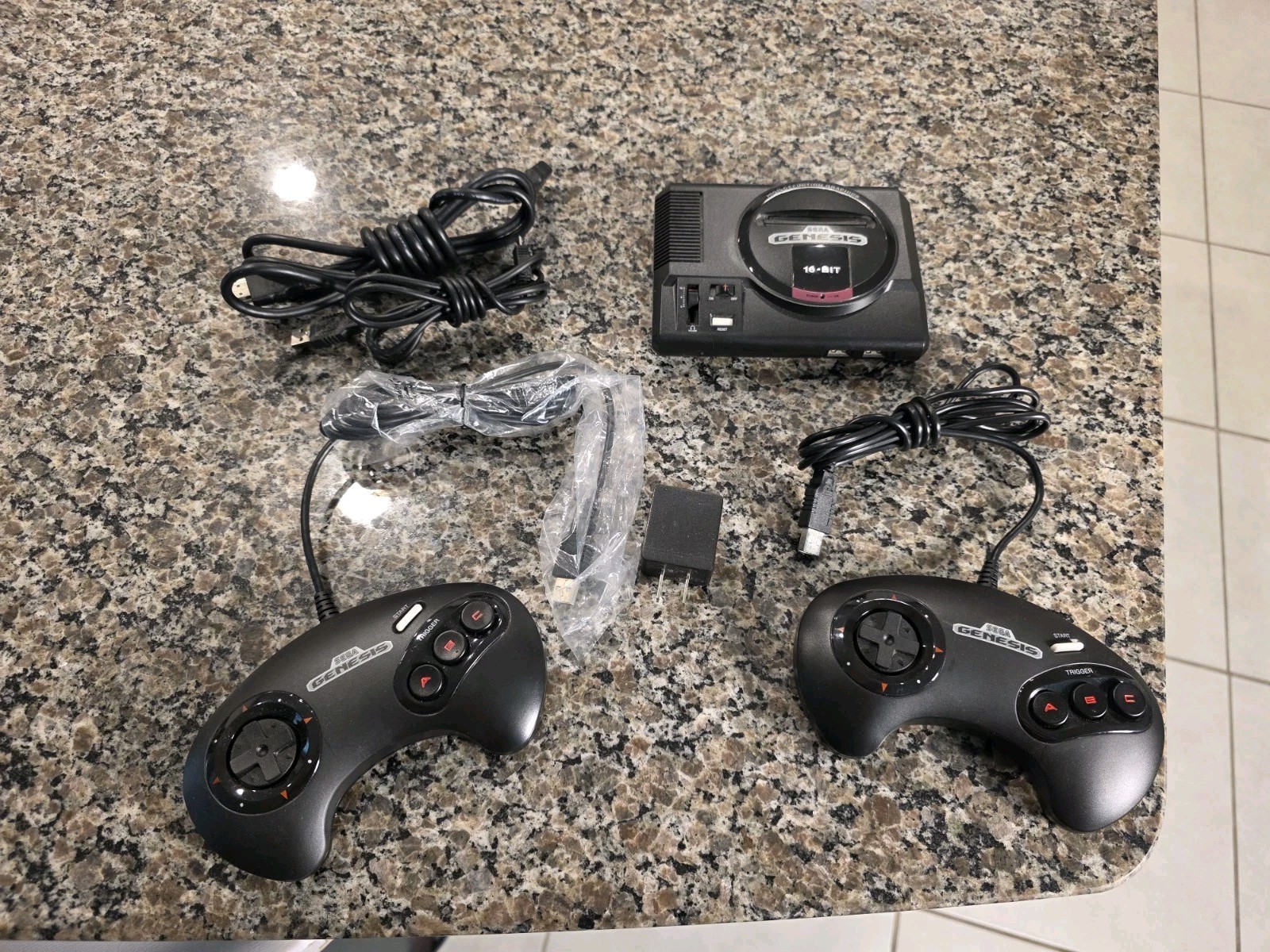 Sega Genesis Mini Classic Console 16 Bit MK-16000 W/ 2 Controllers/ HDMI