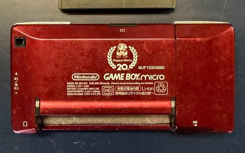 Nintendo Gameboy Micro Famicom Color Console 1Game Working s2146M