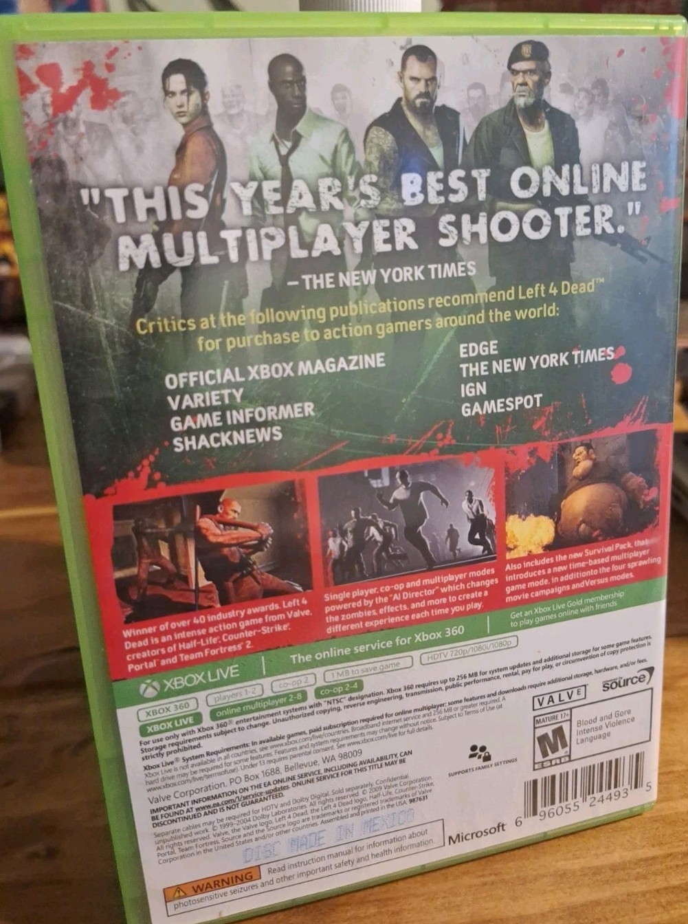 Left 4 Dead — Game of the Year Edition Microsoft Xbox 360 Complete CIB Tested