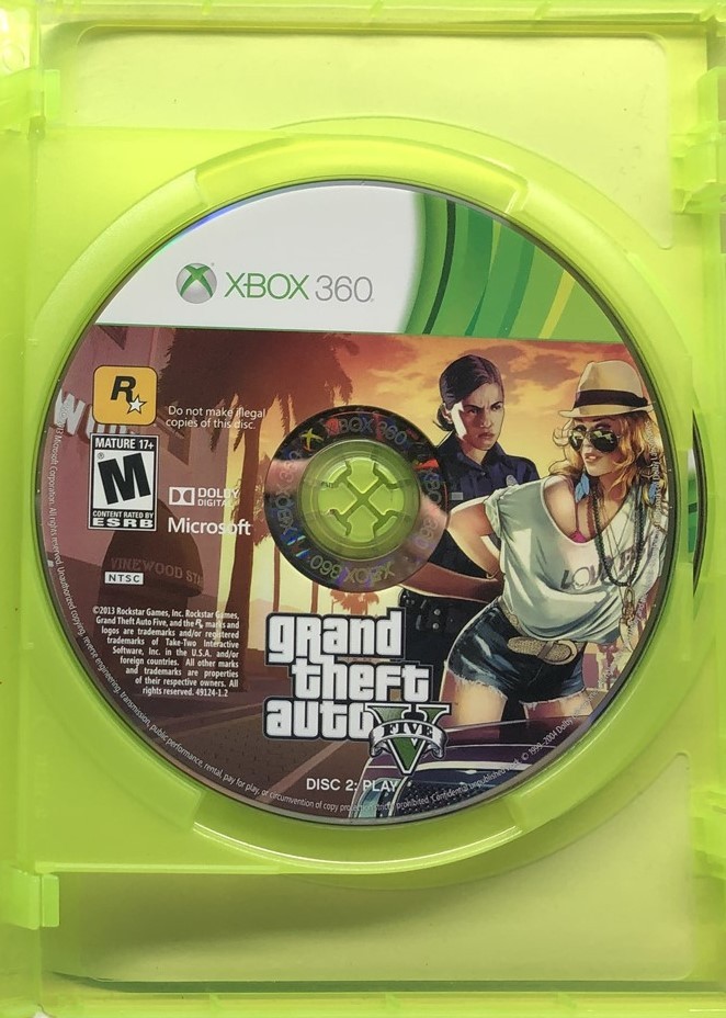 Grand Theft Auto 5 V (Xbox 360, 2013) Clean Tested Working – Free Ship