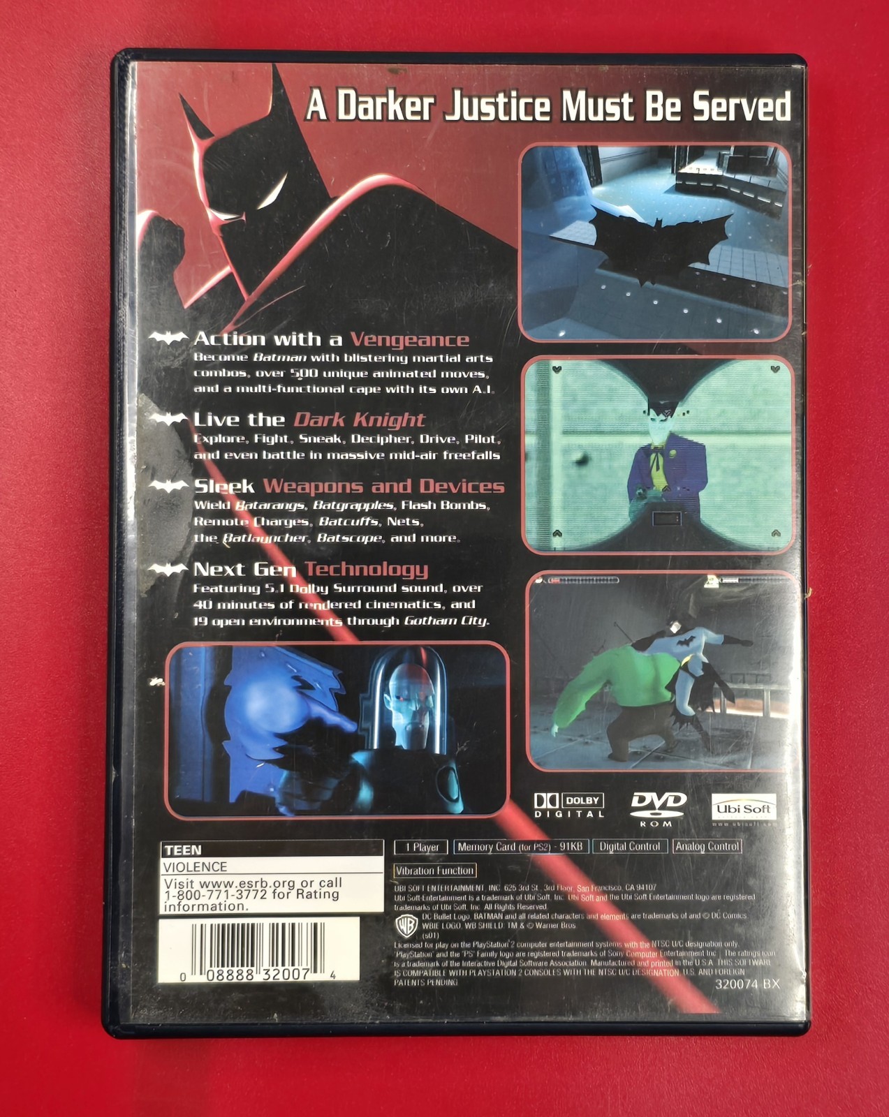 Batman Vengeance (Sony PS2 PlayStation 2, 2001) CIB W/Reg WORKS Ships FAST