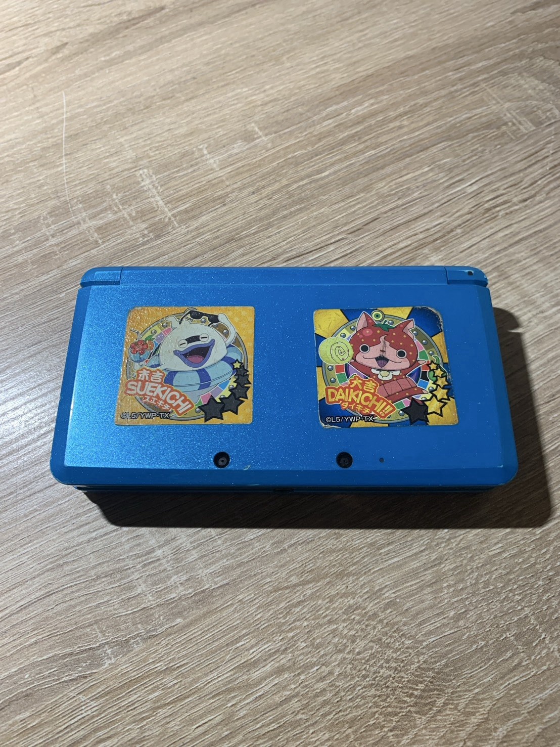 1129 Nintendo 3DS Light Blue For Parts