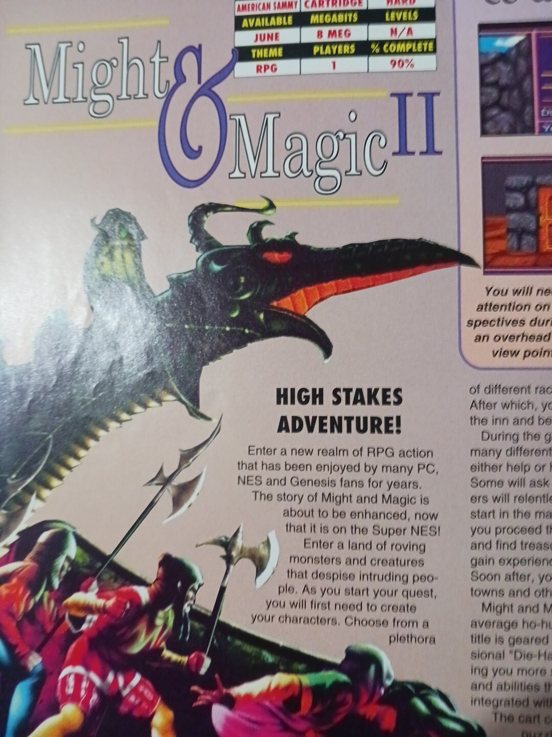 Super NES Buyer’s Guide May 1992 Vol.1 # 1 ,TMNT 4, Street Fighter II, Zelda 3