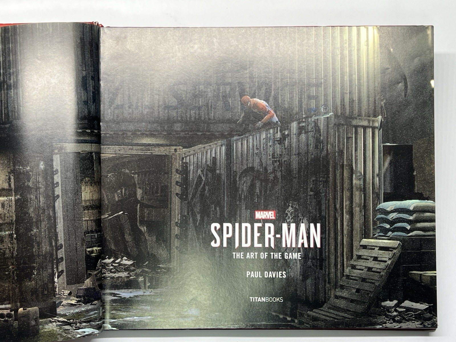 Signed Marvels Spider-Man PlayStation Art Book
