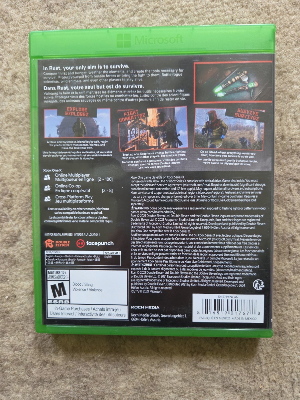 Rust Console Edition (Xbox One, 2021)