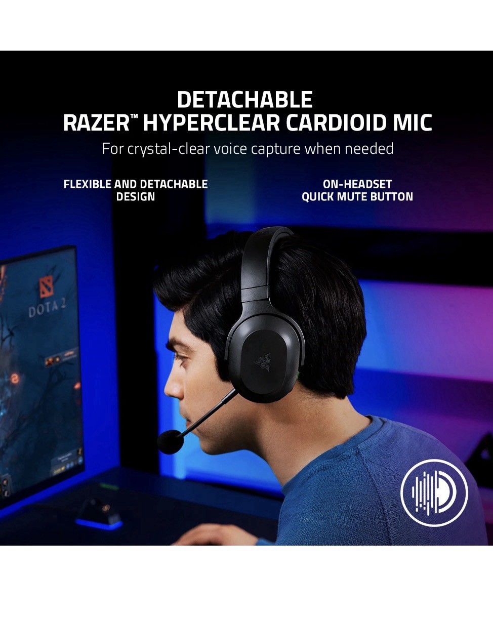 Razer Barracuda X Wireless Gaming Headset – Black (RZ0404430100R3U1)