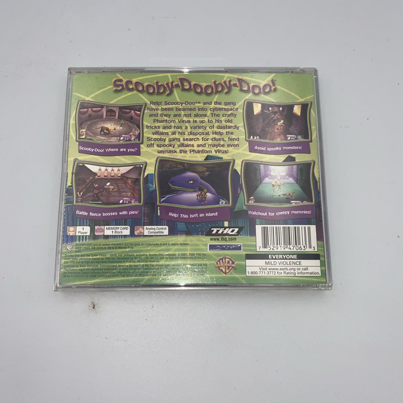 Scooby-Doo And The Cyber Chase PS1 Complete CIB