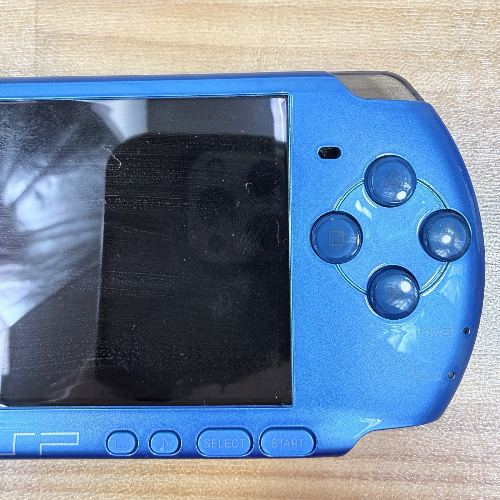 (Lot of 1) Sony PSP-3000 Console Blue 1GB Memory OEM Adapter New Battery Used
