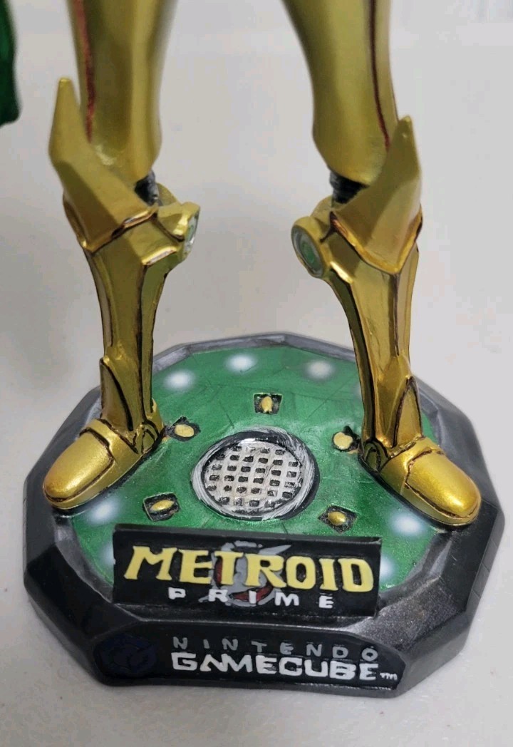 METROID PRIME BOBBLEHEAD SAMUS ARAN FIGURE Nintendo Gamecube Toysite BD&A 2002