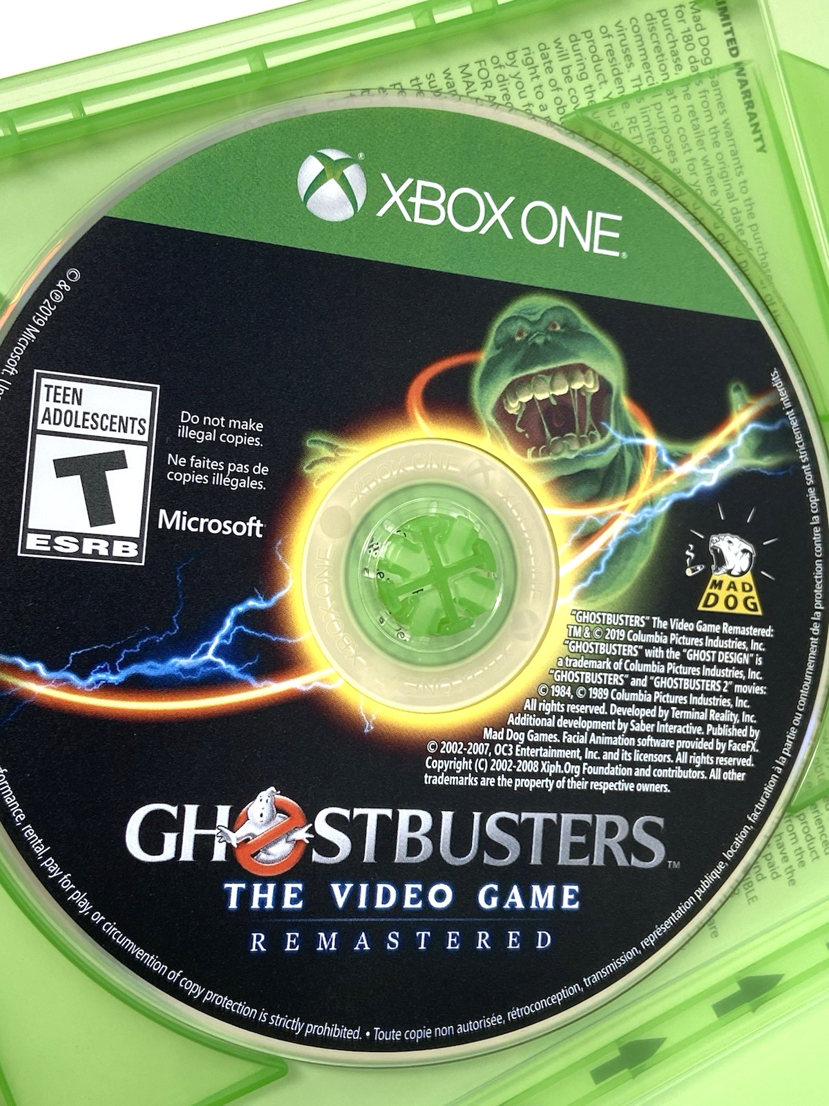 Ghostbusters The Video Game Xbox One (Remastered) by Maddog Disk & Case – NICE!