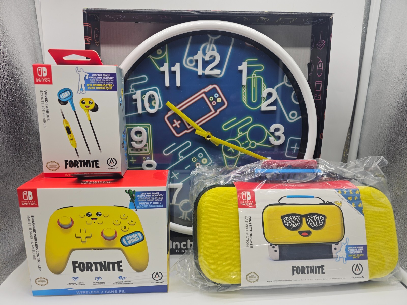Nintendo Switch Fortnite Peely Accessories Sealed W/ Codes – Choose Your Bundle