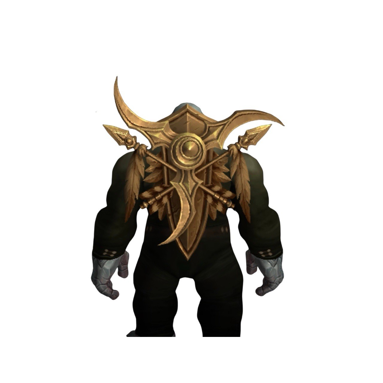 Warcraft WoW Arsenal Golden Crests of the Kingdom Transmog Set 30th Anniversary