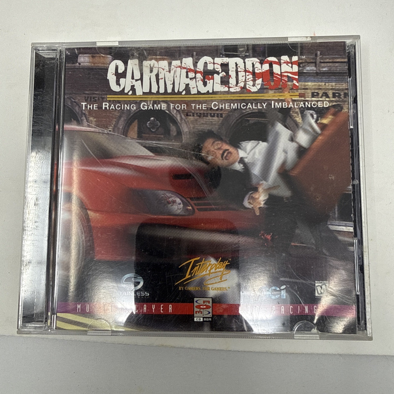 Carmageddon PC CD-ROM 1997 SoftKey Interplay Windows 95/98 3-D Racing