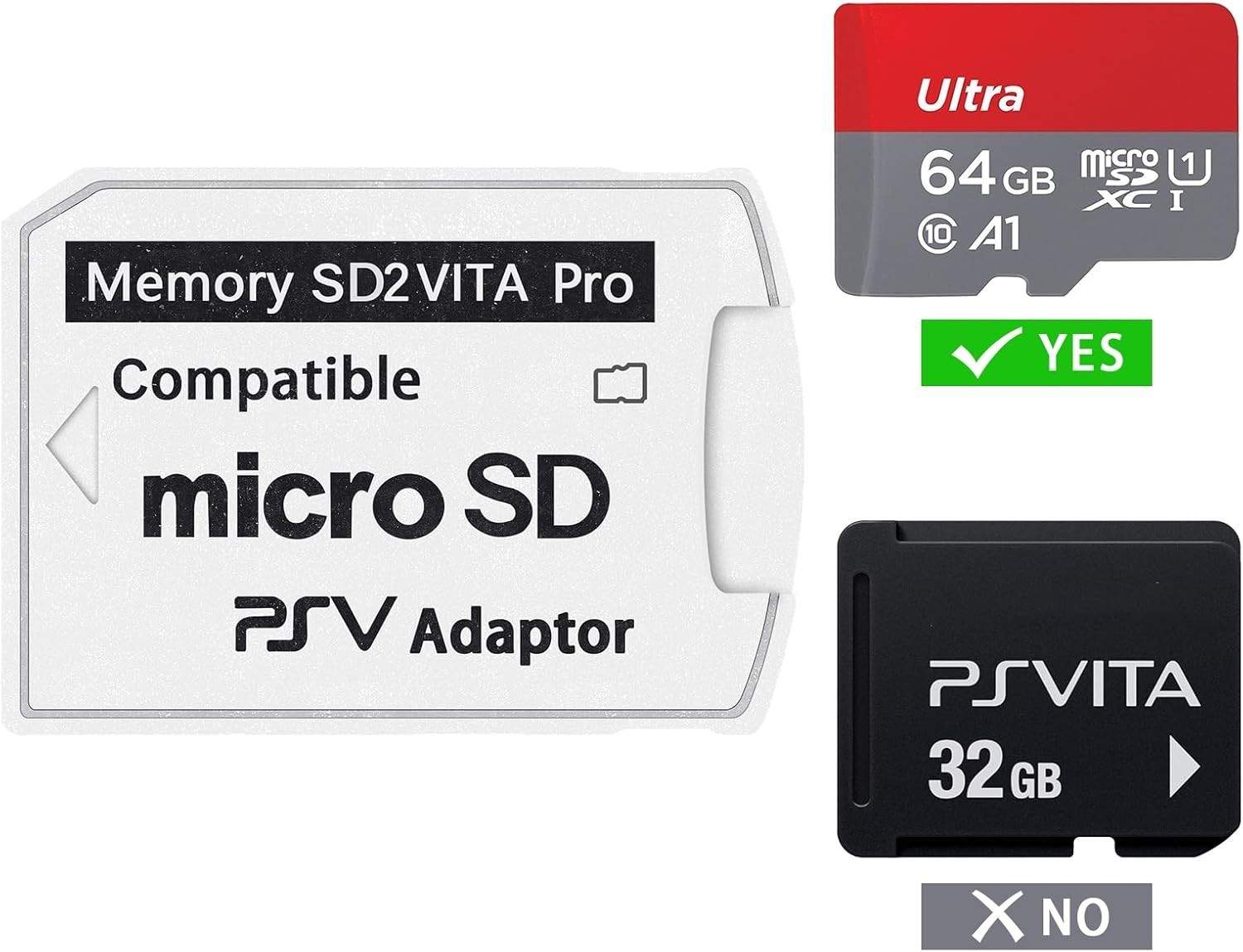 V5.0 SD2VITA Micro SD to Vita Memory Card Pro Adapter For PS PSV 1000/2000 V 5.0