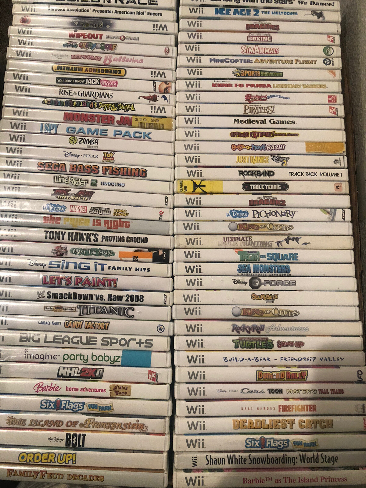 Nintendo Wii Game Lot Pick and Choose. Just Dance, Need for Speed, Cabela’s, etc