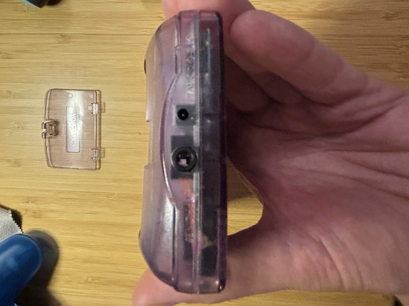 Nintendo Game Boy Color CGB-001 Atomic Purple Clear NTSC-U/C Color Screen
