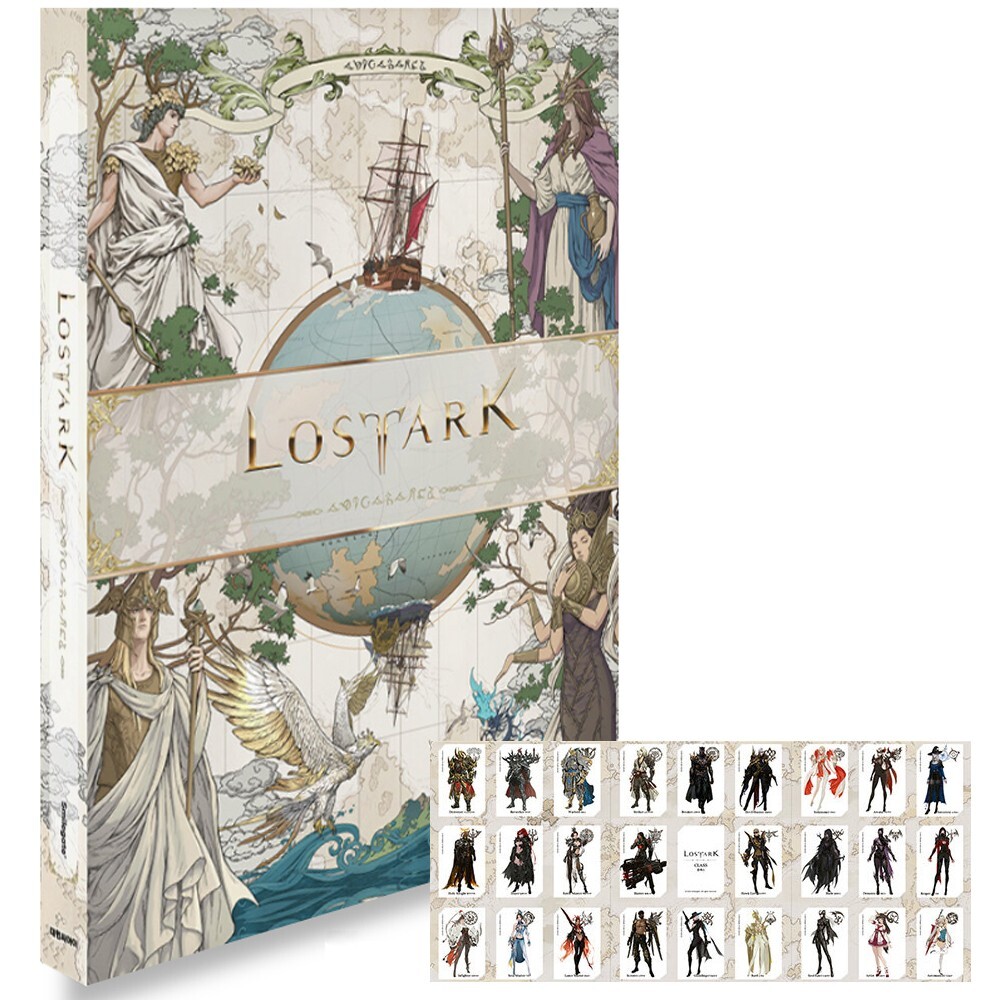 Lost Ark Set Up Art Book & Photocards Collect Korean Official Concept Artbook