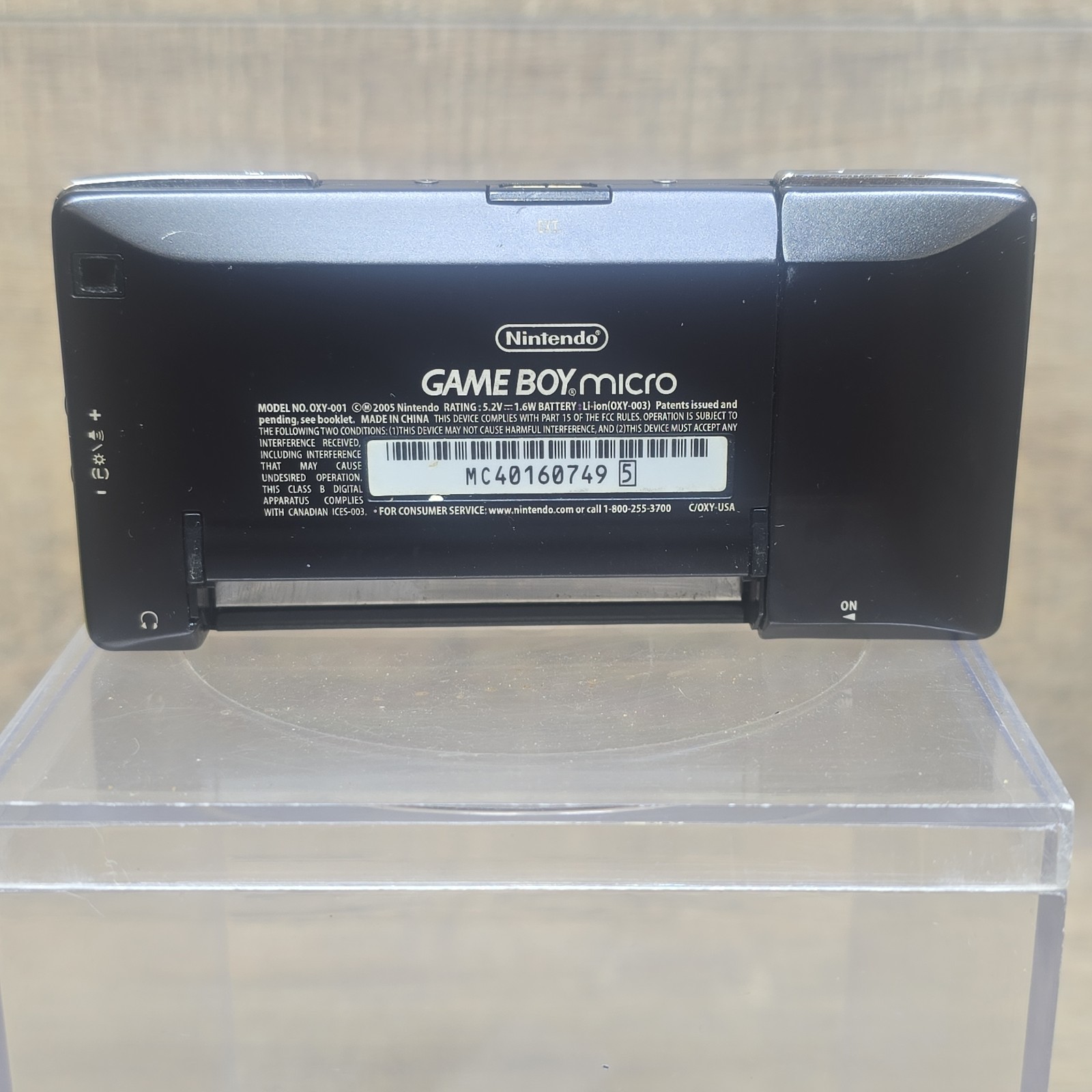 Nintendo Gameboy Micro OXY-001 Camo No Charger For Parts Or Repair Not Working