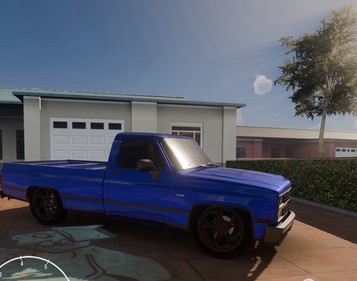 Car Racing/Driving Video Game Screenshots – Multiple Vehicles & Garage Scenes