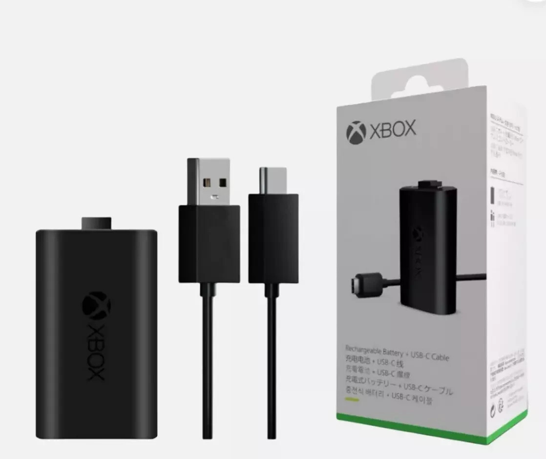 Microsoft Xbox Play & Charge Rechargeable Controller USB-C Cable Kit Series X/S