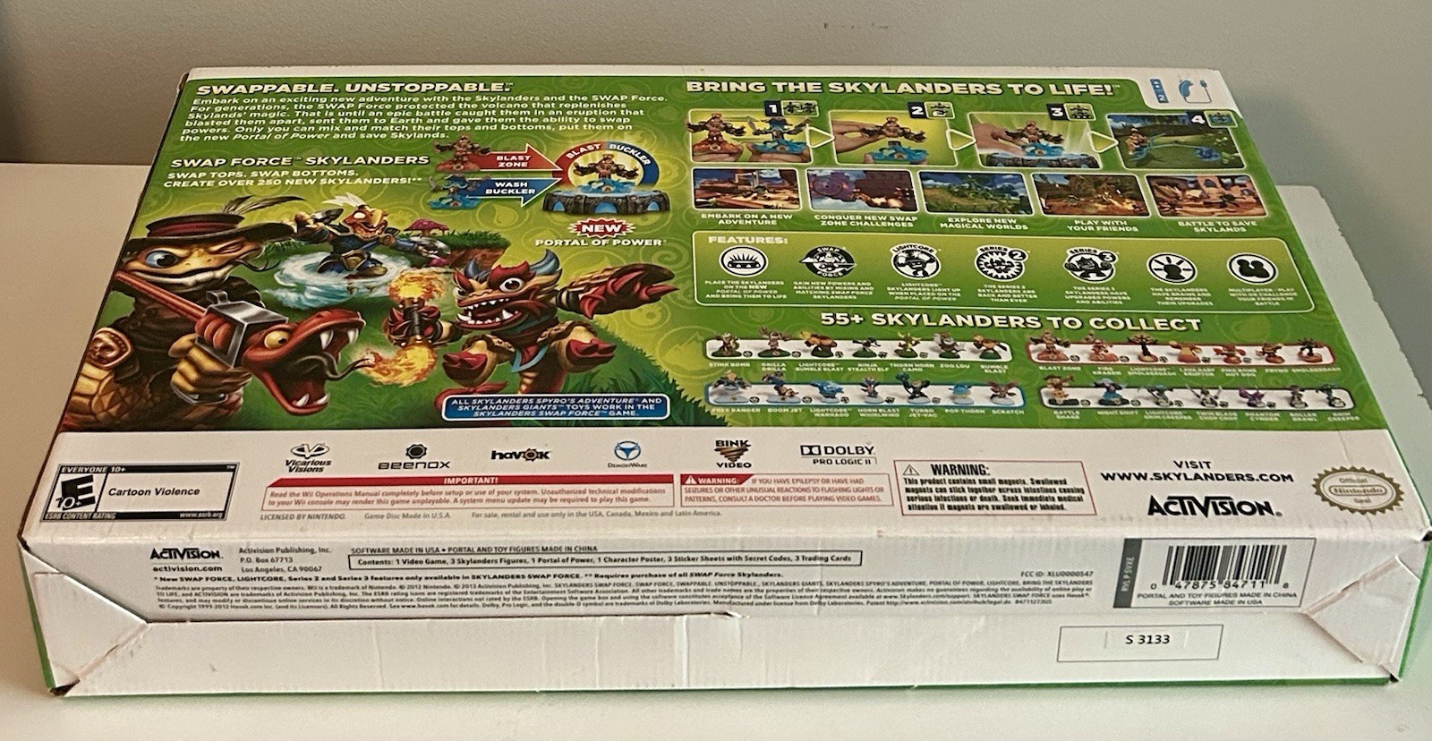 Skylanders: 2013 Swap 🔄 Force – Starter Pack – Wii – BNIFSP