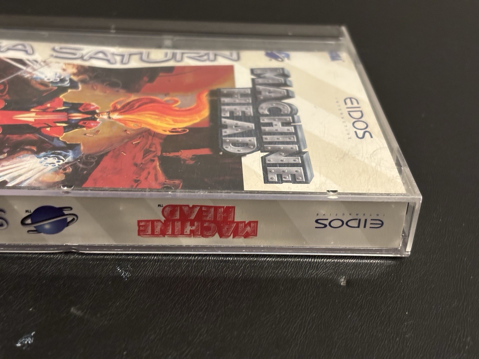 Machine Head (Sega Saturn Eidos 1996) CIB Complete with Reg Card Tested & Works!