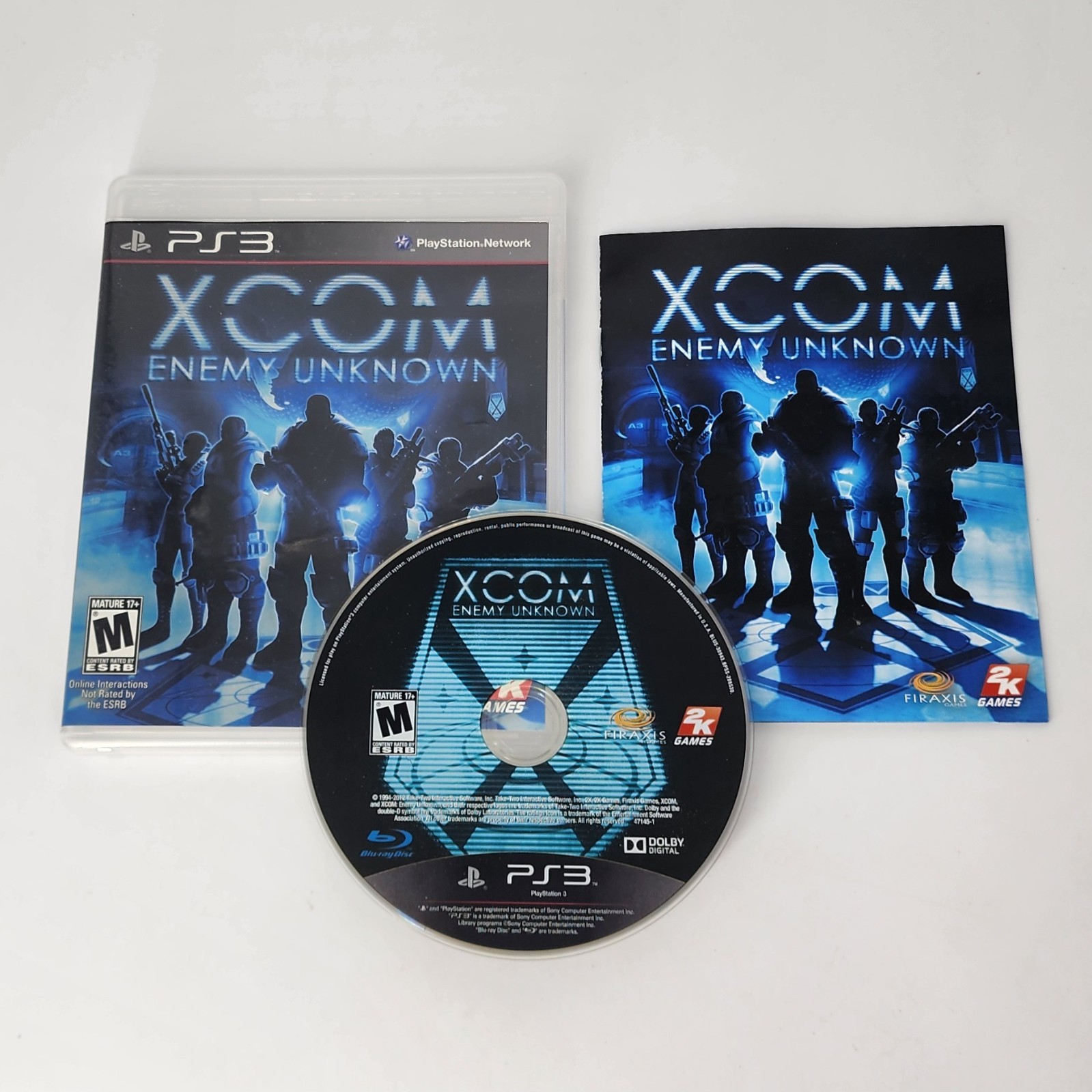 XCOM: Enemy Unknown (PlayStation 3, 2012) Complete CIB w/ Manual – NICE DISC!