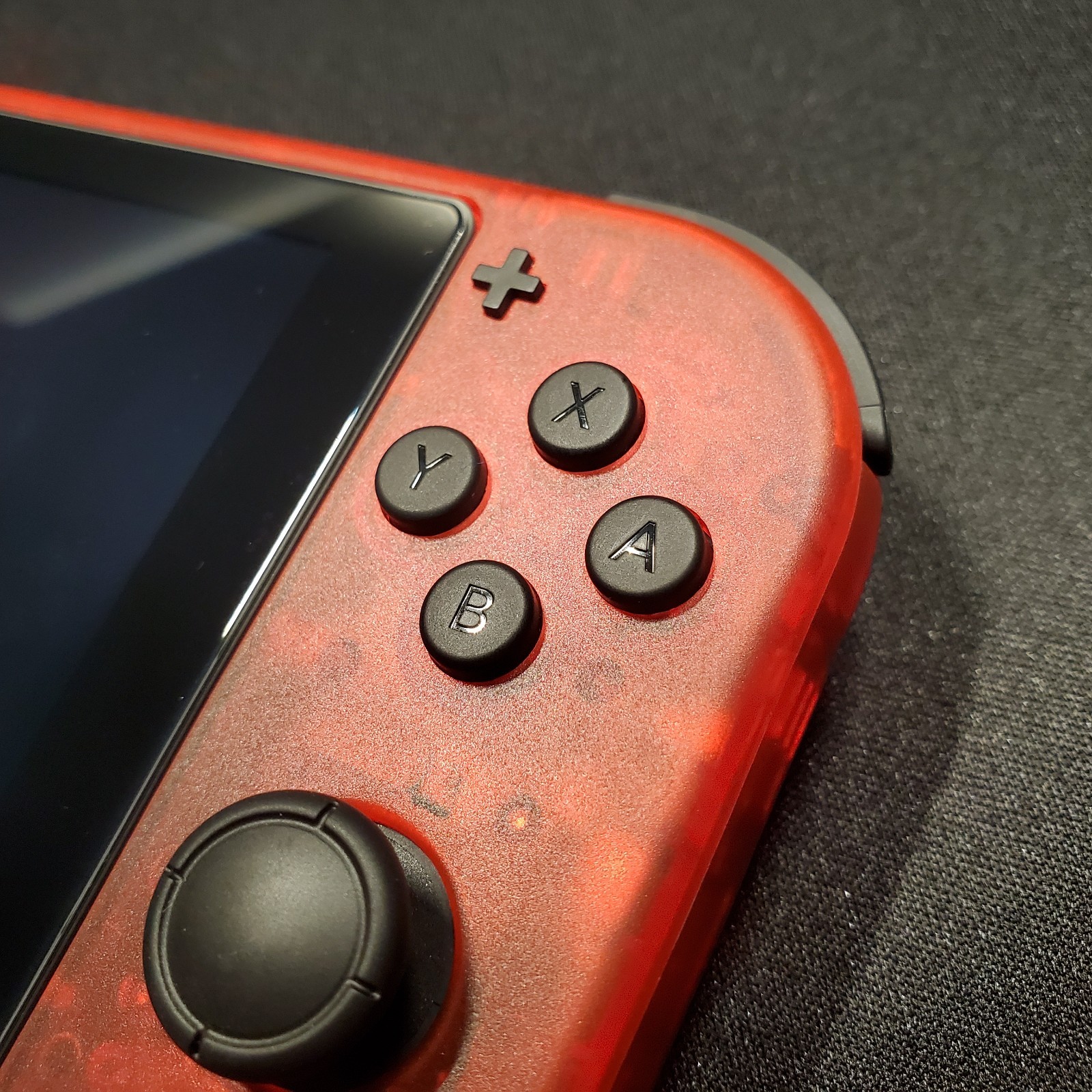Nintendo Switch Lite Super 5 OLED touch, GuliKit TMR, Translucent Red, Taki Udon