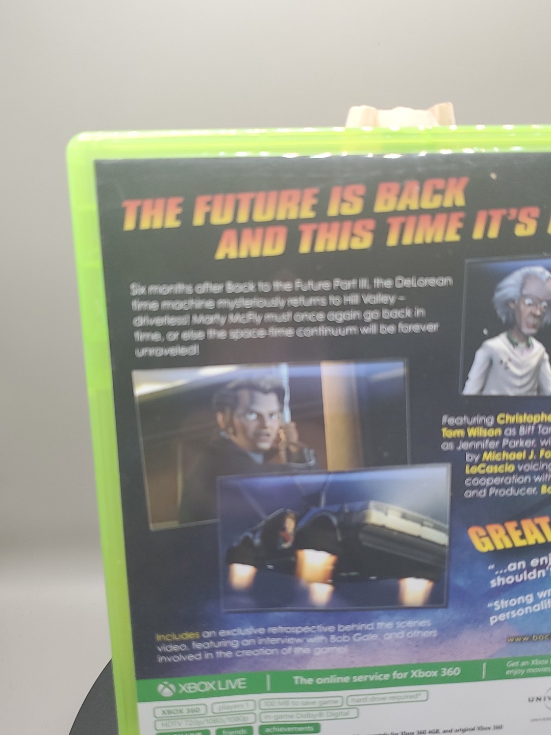 Back to the Future: The Game 30th Anniversary Excellent Disk Xbox 360