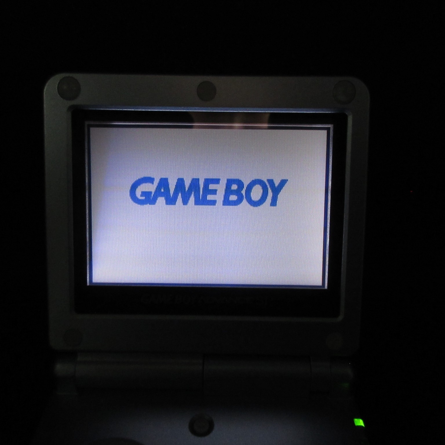 【Very Good】Nintendo GameBoy Advance SP Pearl Blue GBA Console #Arr08/0627/03