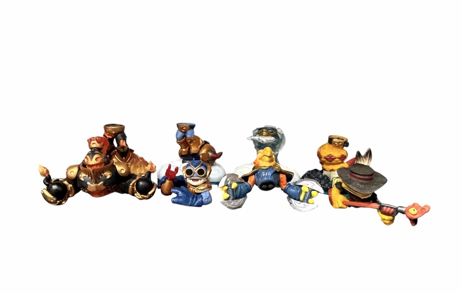 Skylanders Swap Force Game Figures Blast Zone Boom Jet Free Ranger Rattle Snake