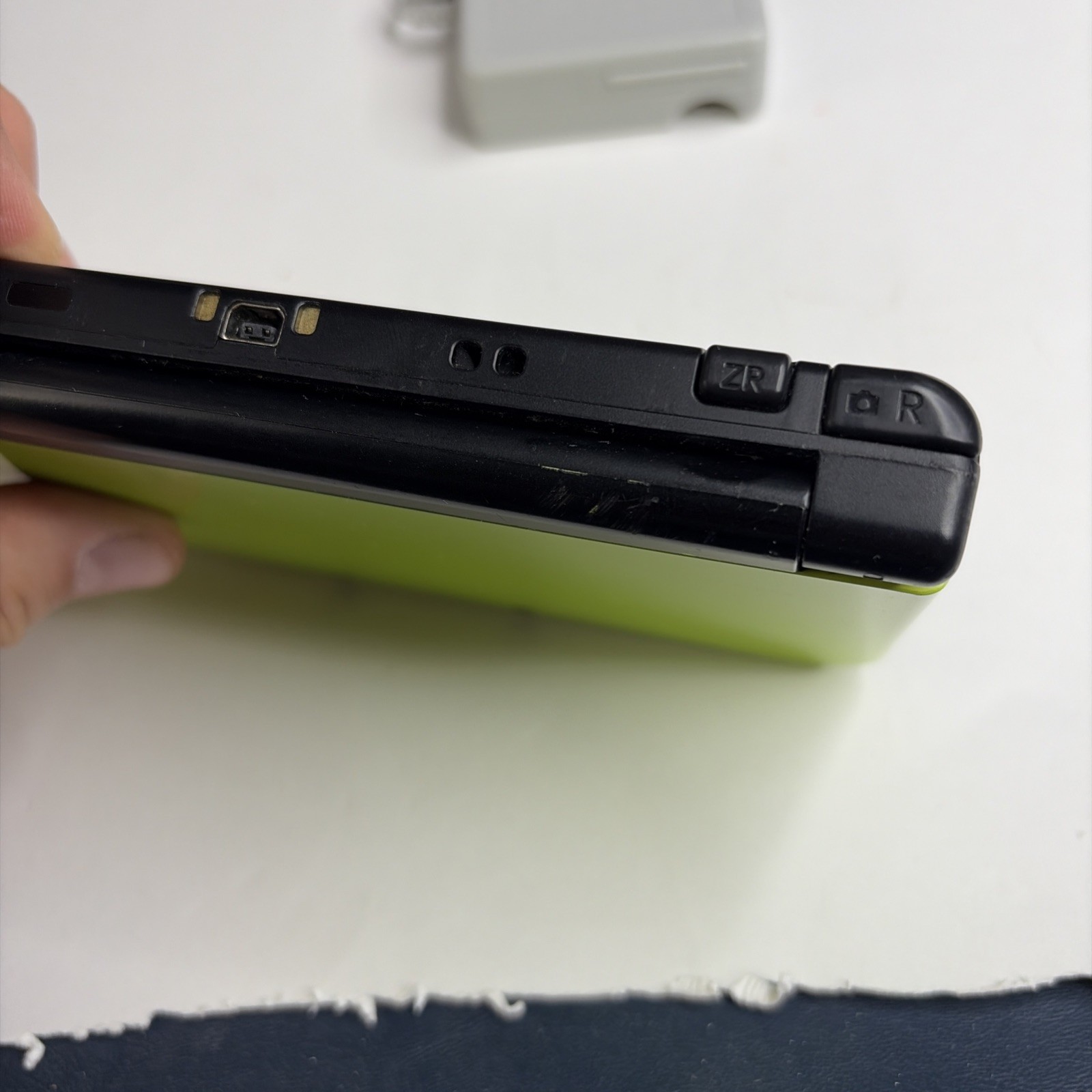 Nintendo New 3DS XL – Lime Green Mario World Console US Model W Charger Stylus