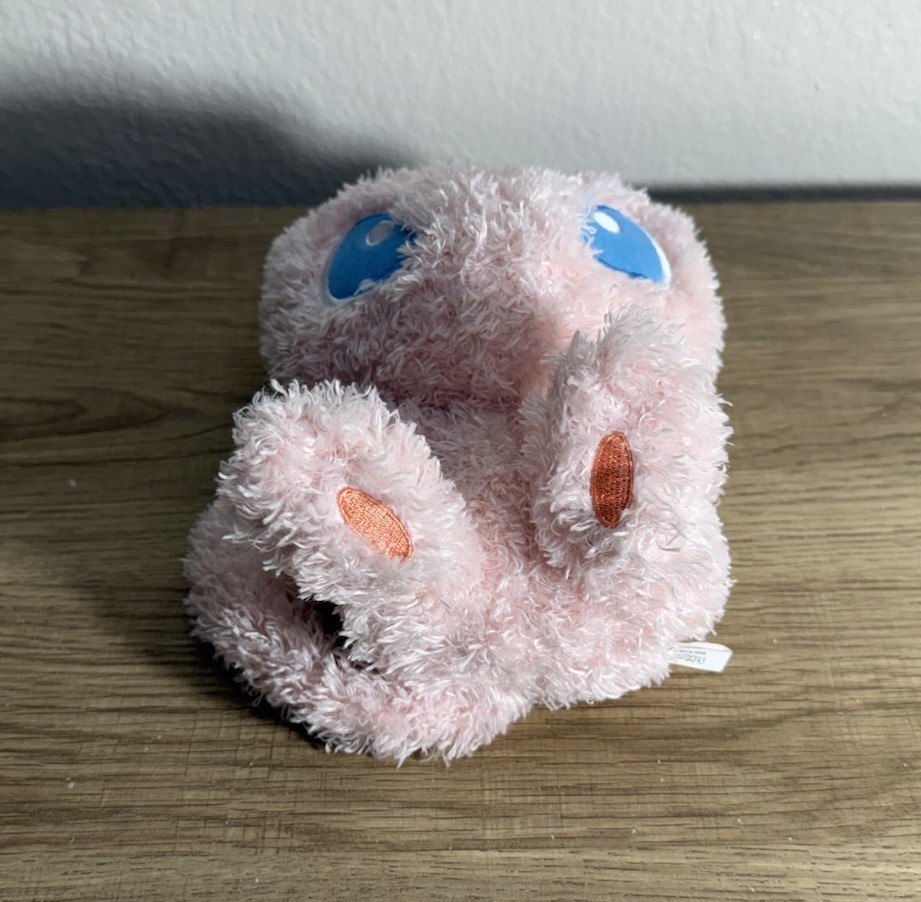 Pokémon Mew Sekiguchi MokoMoko Plush 7” Japan Import Pink Rare Nintendo Doll